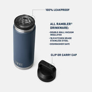 YETI x Collegiate Fandom Collection Geaux Tigers® 26 oz Rambler® Water Bottle